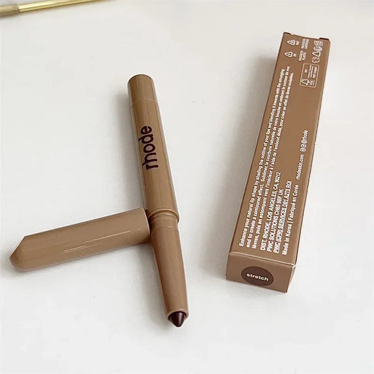RHODE Lips Makeup 11 Colors  Waterproof Matte Lipliner Pencil Red Contour Tint Lipstick Long Lasting Non-stick Cup Moisturising
