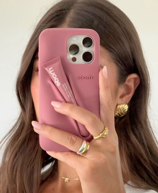 High Quality for Rhode Lip Balm Phone Case for iPhone 13 14 15 16 Private Label Mobile Phone Bag with OPP Bag